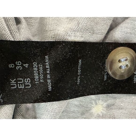 ASOS Maternity Floral Mini Dress Blue V-Neck Size 4 Casual Wear - Picture 7 of 8